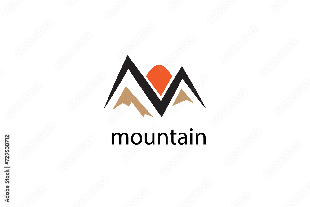 Mountain Style Logo Design
