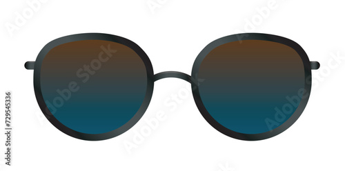 Stylish Luxury Sunglasses Vector Illustration.