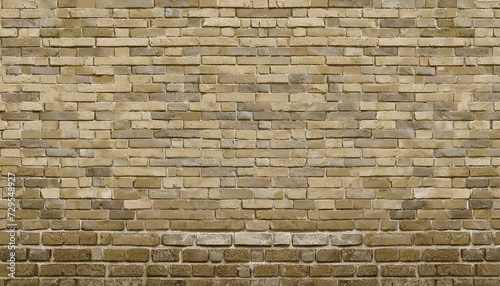 brick wall beige stone panorama background