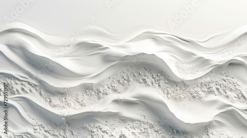 white sand all over the white background photo