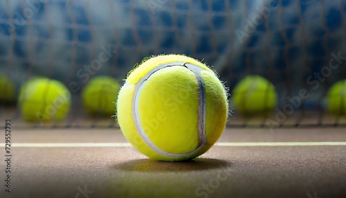 new tennis ball on background file © Tomas