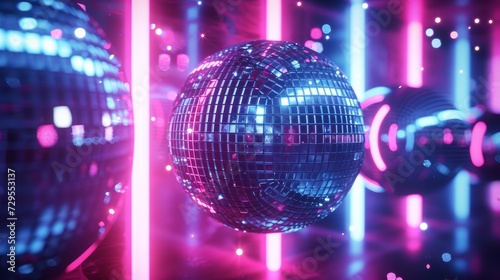 disco ball and lights