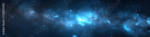 Space banner or landing page for a site. Astrology, science fiction or science class. Horizontal