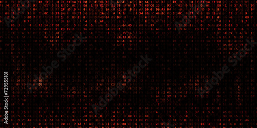 Cryptographic Tech Security Background. Business Blockchain AI. Encryption, Cybersecurity and Metaverse code.