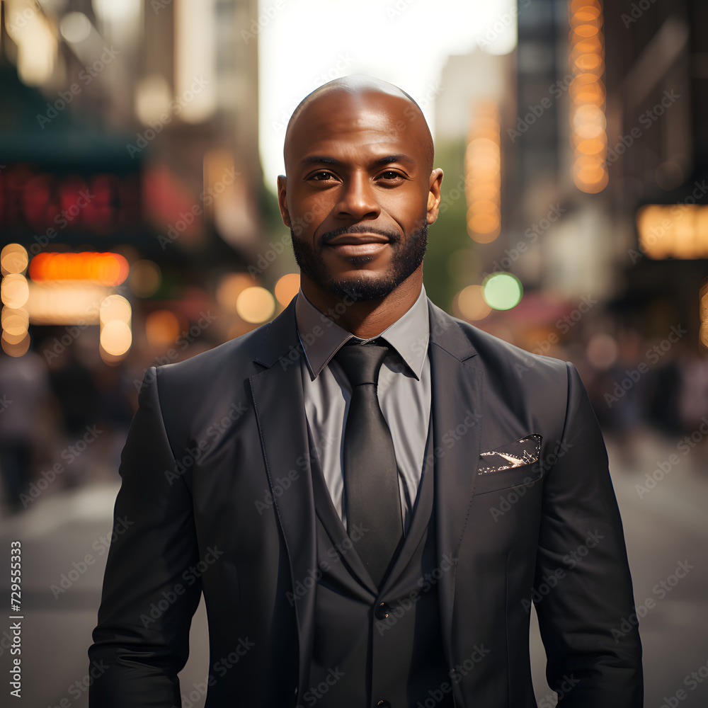 The black businessman The black businessman