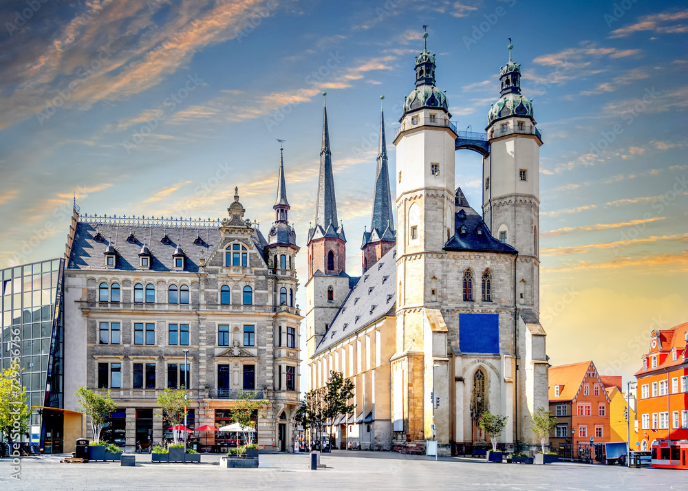 Obraz premium Altstadt, Halle an der Saale, Deutschland