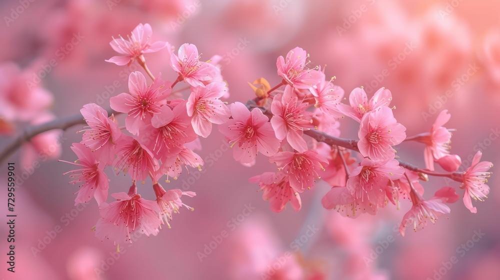 delicate colors of spring