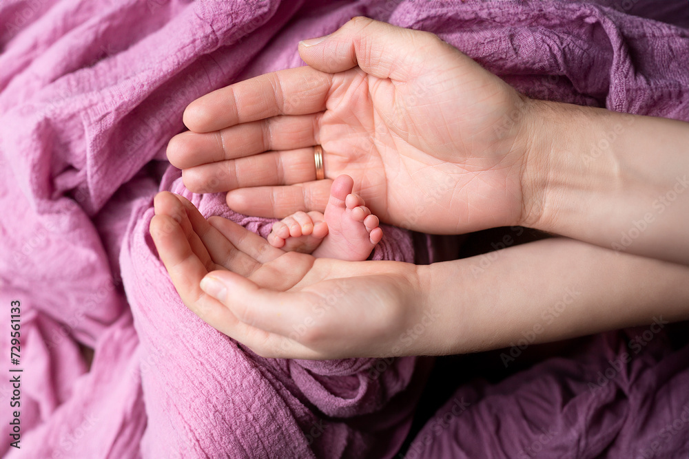 the legs of the child in the arms of the mother and the father the legs of a newborn baby the legs of the child in the arms of the mother and the father the legs of a newborn baby