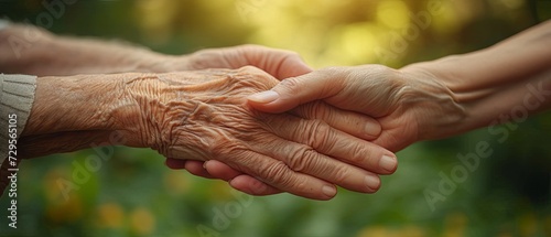 Close-Up of Two People Holding Hands