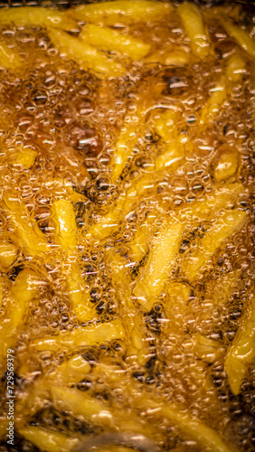 fries in oil