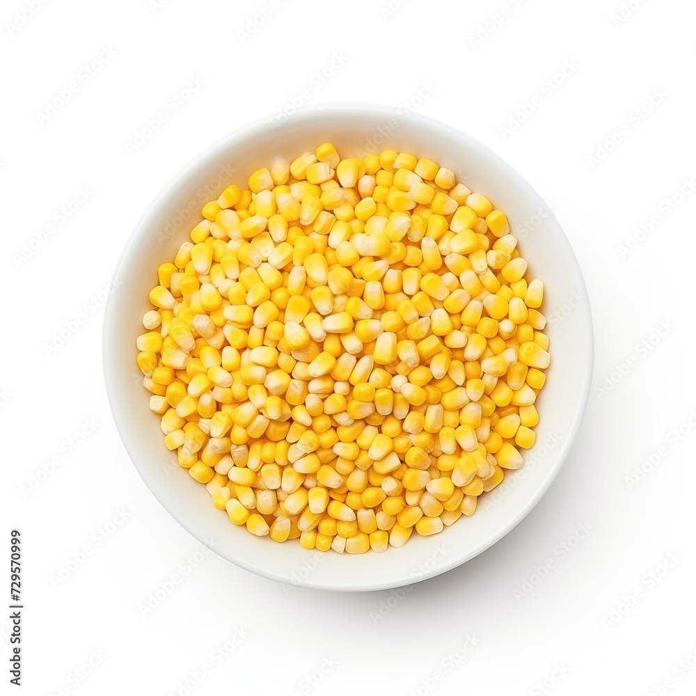 Corn isolated on a white background Corn isolated on a white background
