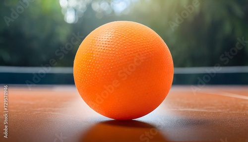 ping pong ball isoalted orange table tennis ball