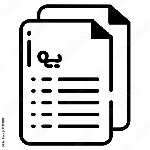 Court glyph and line vector illustration