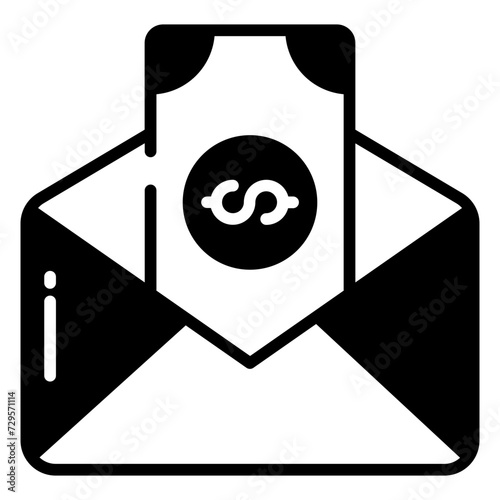 Communication Judgement glyph and line vector illustration