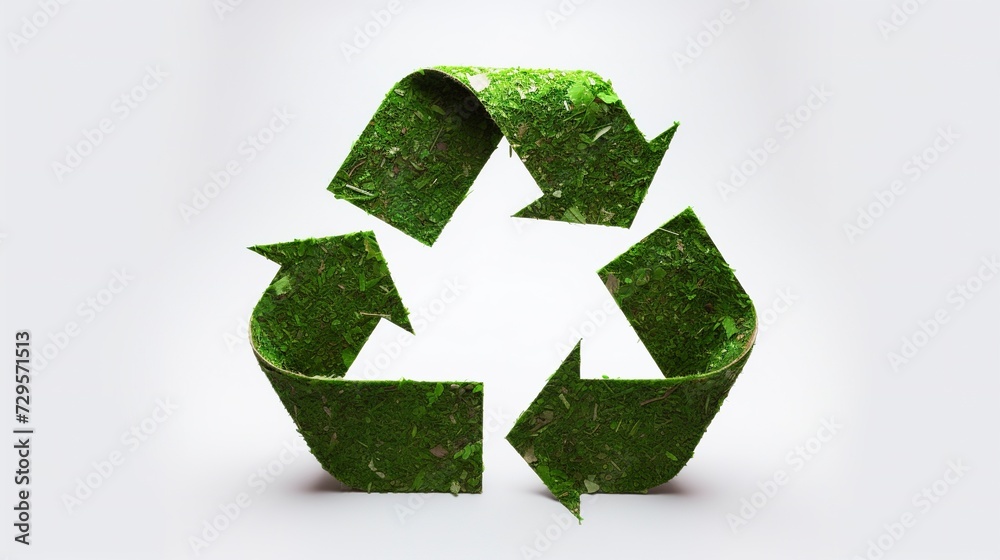 A photo of a Recycling Symbol on Reusable Packaging A photo of a Recycling Symbol on Reusable Packaging