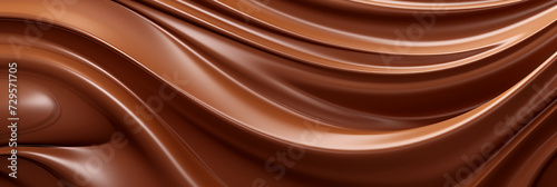 Chocolate swirl background photo