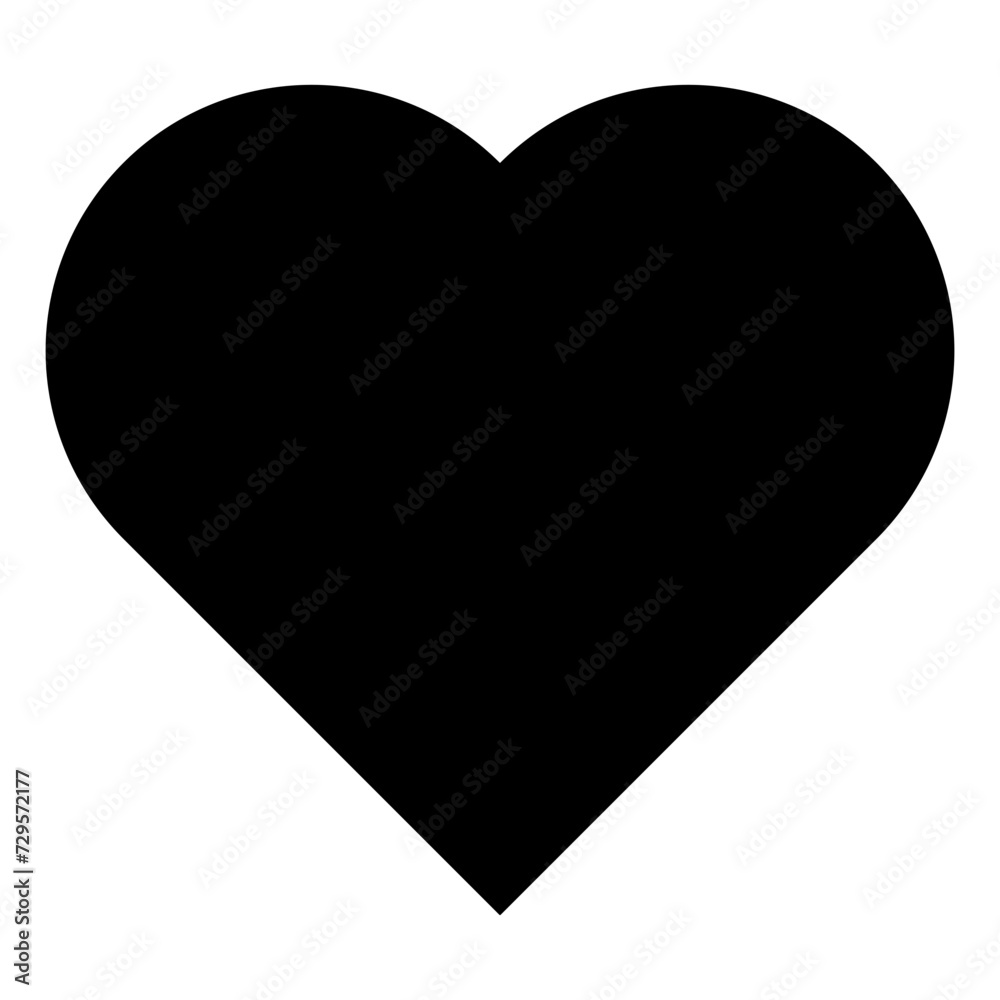 Love heart icon. Loving hearts