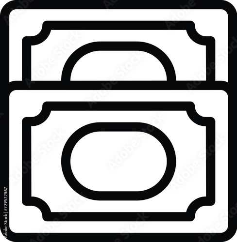 Australian dollar cash icon outline vector. Operatic location. City architecture