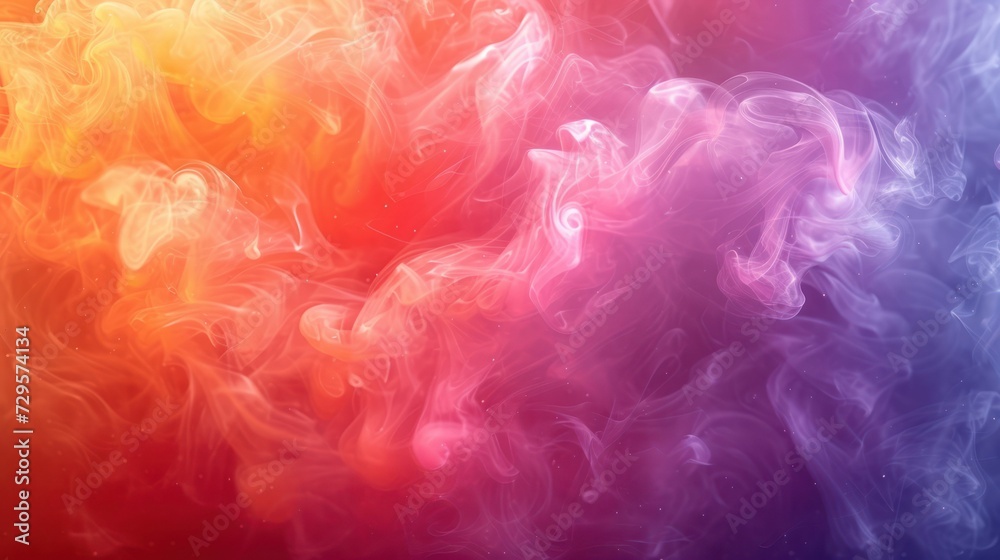 Obraz premium bright colored smoke