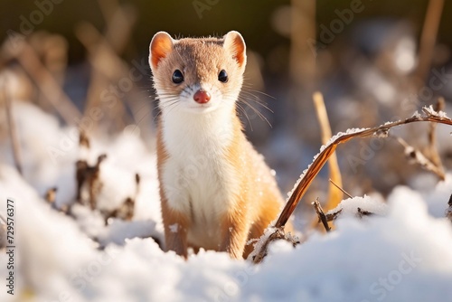 A short-tailed weasel


