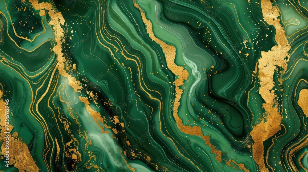 seamless pattern of golden marble and green emerald colors seamless pattern of golden marble and green emerald colors