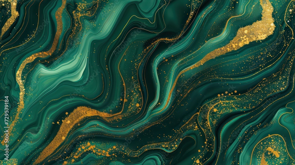 seamless pattern of golden marble and green emerald colors seamless pattern of golden marble and green emerald colors
