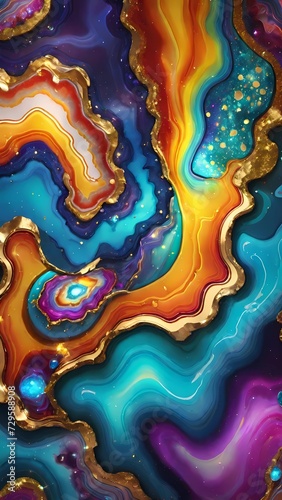 Aurora Minerale: Odissea Cromatica nei Geodi © CreativeVirginia