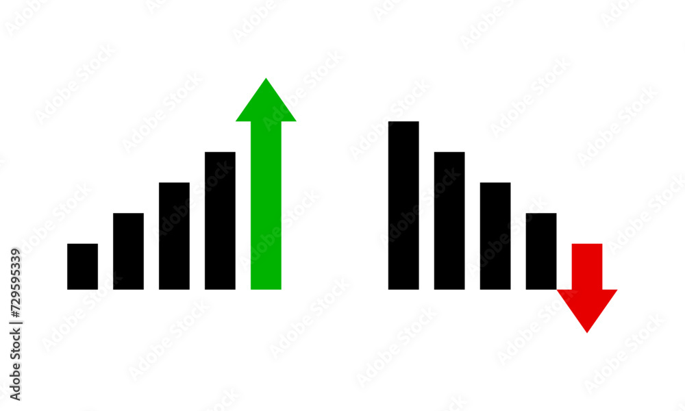 Growing and declining graph Growing and declining graph