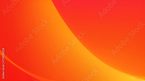 Gelb-orange-roter abstrakter Hintergrund für Design. Geometrische Formen. Dreiecke, Quadrate, Streifen, Linien. Farbverlauf. Modern, futuristisch. Helle dunkle Farbtöne. Webbanner. © Marios