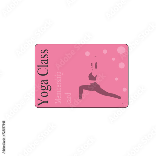 club card for yoga classes, smell for yoga classes, membership card