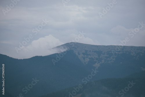 the top of a mountain in the Carpathians © Макс Босацький