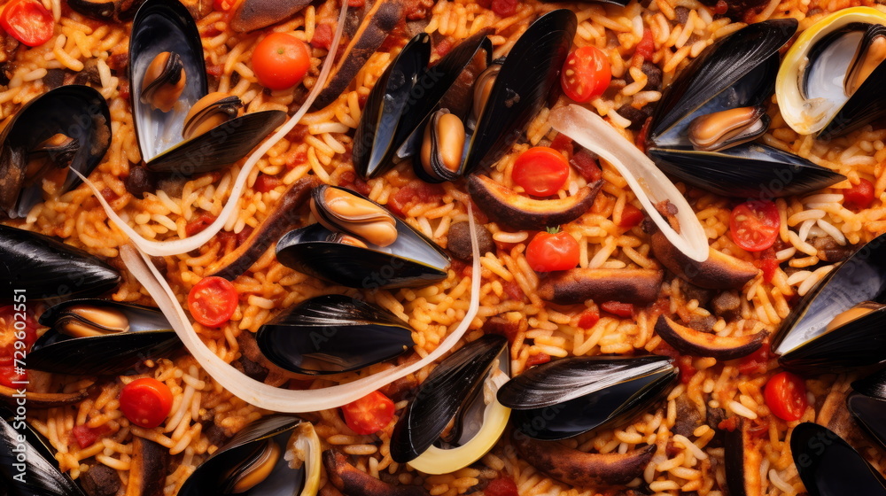 essence of Spanish cuisine through paella, a delightful mix of flavors, colors, and textures that come together in harmony