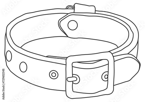 dog collar without background