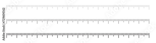 Rule black lines. Blank isolated measure. Measuring tool. Ruler icon symbol PNG