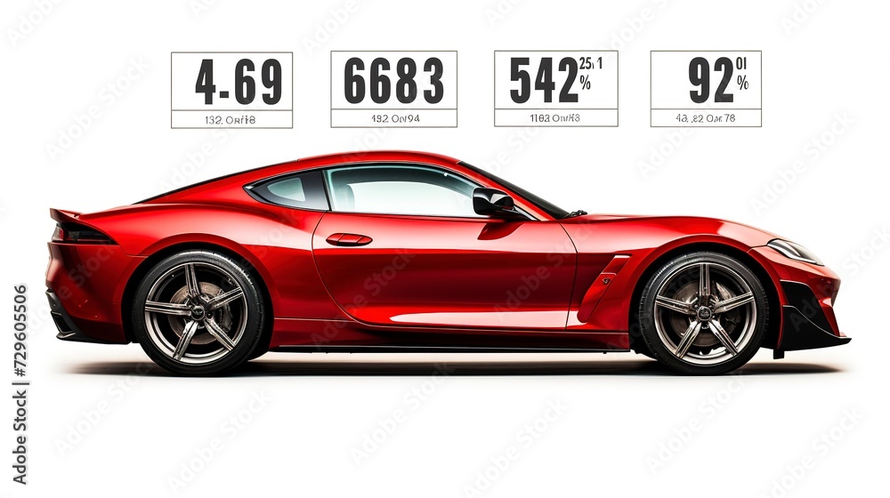 Fototapeta premium A photo of Car Rental Pricing Information