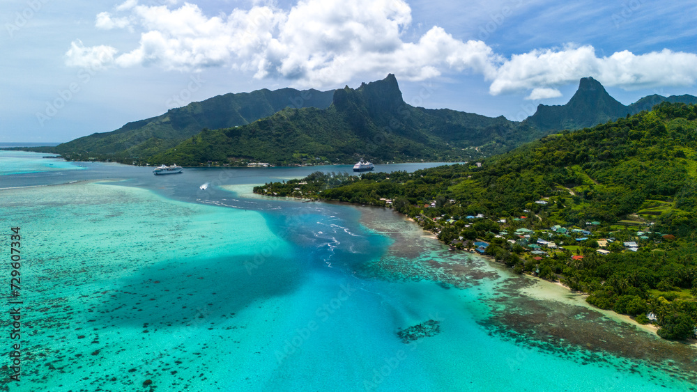 Tahiti, French Polynesia scenic landscapes 