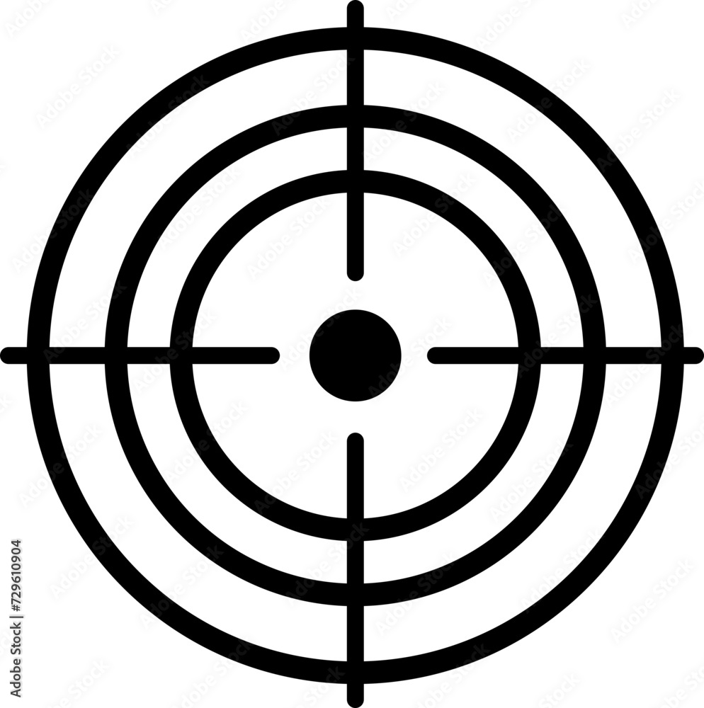 Focusing screen of the camera viewfinder outline vector template thirds ...