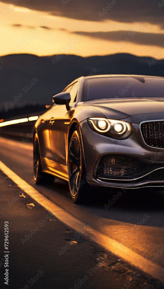 Some great photos of cars at dusk,Front view of a generic and brandless moder car Ai Generated
Some great photos of cars at dusk,Front view of a generic and brandless moder car Ai Generated