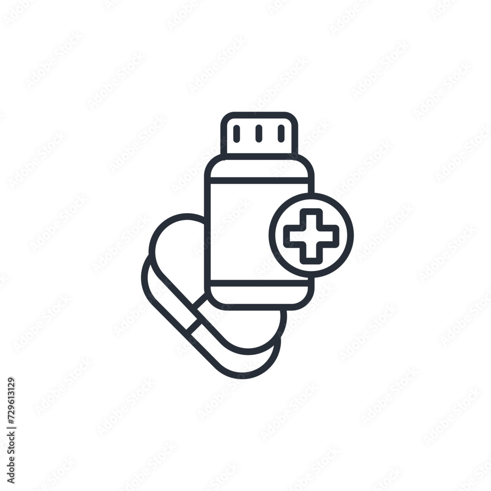 treatment icon. vector.Editable stroke.linear style sign for use web design,logo.Symbol illustration. treatment icon. vector.Editable stroke.linear style sign for use web design,logo.Symbol illustration.