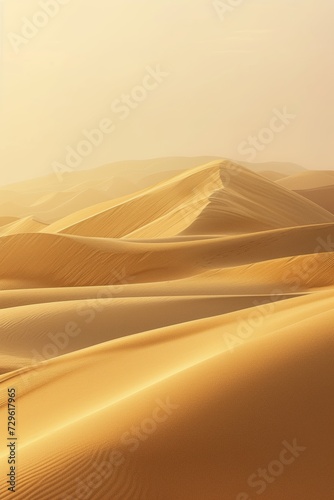 Subtle beige and sandy textures depict the alluring mystery of a vast desert landscape