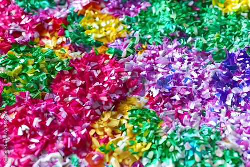Pieces of colorfull paper © Melissa