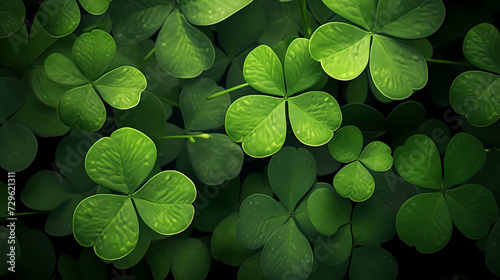 St. Patrick's Day celebration with copy space for text