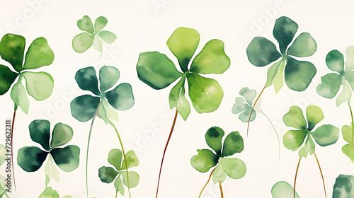 Beautiful green St. Patrick's Day background banner