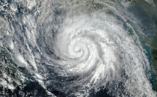 Fotografia Super Typhoon, tropical storm, cyclone, hurricane, tornado, over ocean