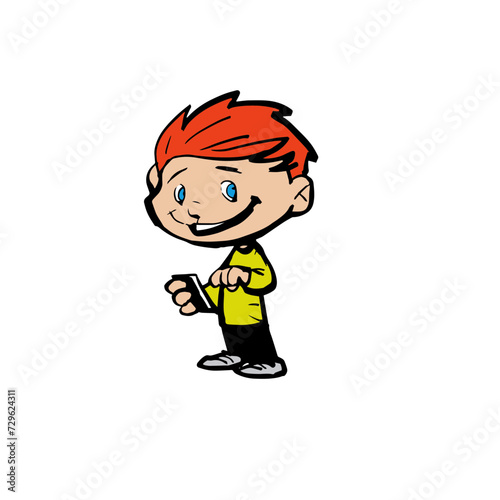 Kid with Phone