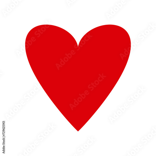 Red heart flat icon. Valentines day, symbol of love. Decorative design element Free Download Red heart flat icon. Valentines day, symbol of love. Decorative design element - GFXLoad
