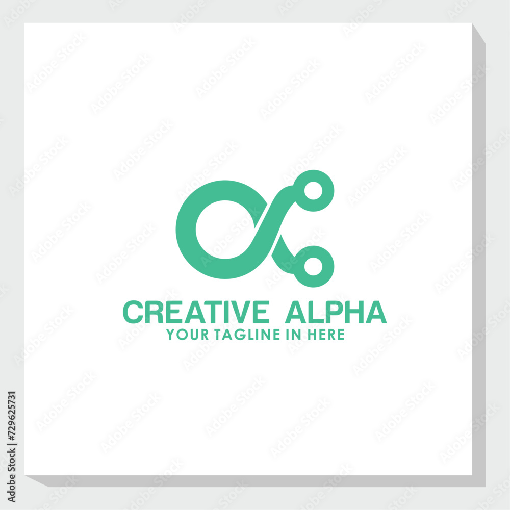 alpha logo design vector, business logo inspiration alpha logo design vector, business logo inspiration