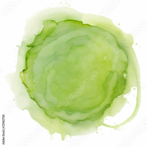 Abstract Green watercolor background. Watercolor splash	