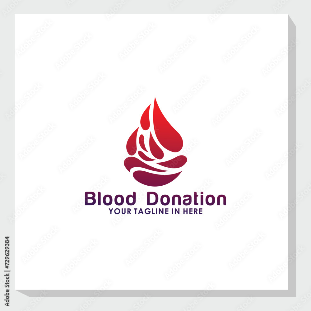 blood donation logo design vector, health and medical logo inspiration blood donation logo design vector, health and medical logo inspiration
