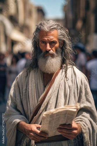 Portrait of Paul the Apostle from Tarsus (Generative AI)